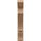 Ekena Millwork 8-in W x 46-in D x 46-in H Balboa Slat Rough Cedar Woodgrain TimberThane Outlooker, Primed Tan OUTUR080X46X46BOA24RCPR - alternate 5